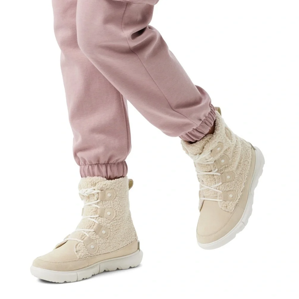 Sorel Explorer Next Joan Cozy Boot Beige Size 9